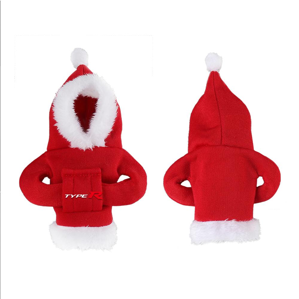Car Gear Lever Shift Cover Christmas Jackets Hoodie Speed Lever Sweatshirt Cover For Honda Mugen Accord Civic City Vezel Jazz HF6