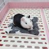 2 шт. Подстилка для мелких животных Подушка для лежанки питомца Аксессуары для клетки Игрушка Плюшевый матрас для хомяка для бурундуков Кролика Зимний коврик