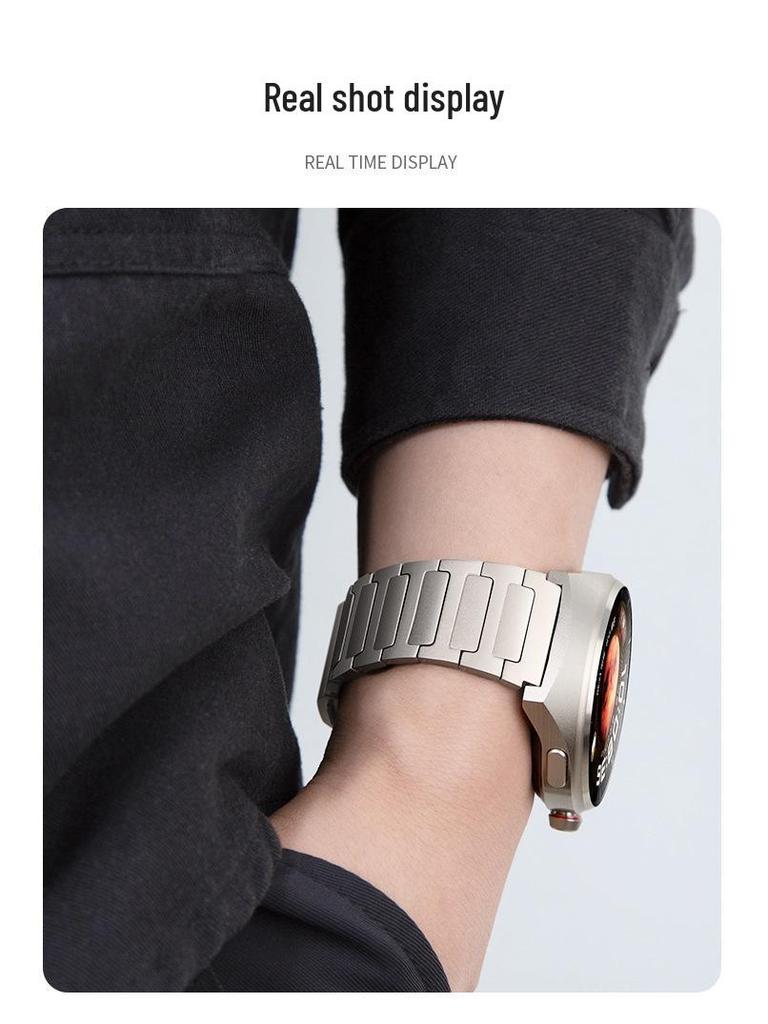 Huawei GT5/GT6 Titanium Alloy H-Shaped Magnetic Watch Band for Watch5Pro