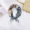 Cotton And Linen Small Square Scarf Silk Scarf Women'S Spring And Autumn New Style Artistic And Versatile Fashionable Temperament Headband Scarf