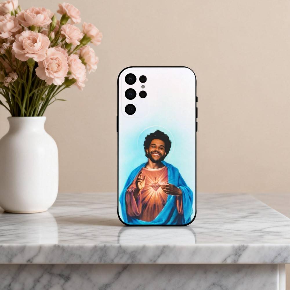Чехол для телефона T-The-E Talented W-Weeknd-D для Samsung S25,24,23,22,30,21,10,9,Ultra,Plus,Lite,FE,4,5 G Мягкий черный чехол