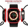 Металлический корпус для Apple Watch Ultra 49 мм, аксессуары, протектор, бампер из ТПУ, закаленный чехол iwatch series 8, 7, 6 se, 45 мм, 41 мм, 44 мм, 40 мм