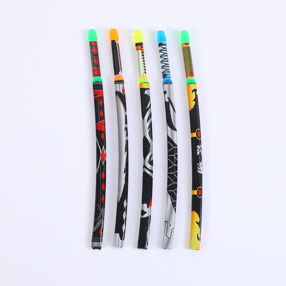 Creative Ninja Crystal Knife Set: Luminous Sound & Light Samurai Toy Sword for Kids