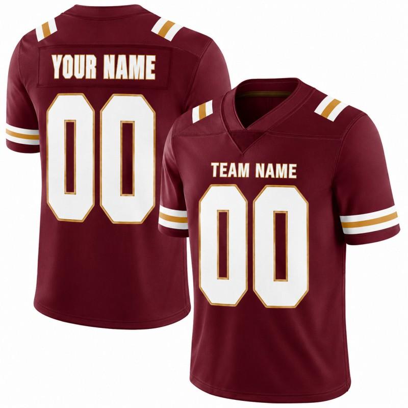 Custom American Football Jersey Adults Unisex Team Uniform With Name Number Sublimation Print