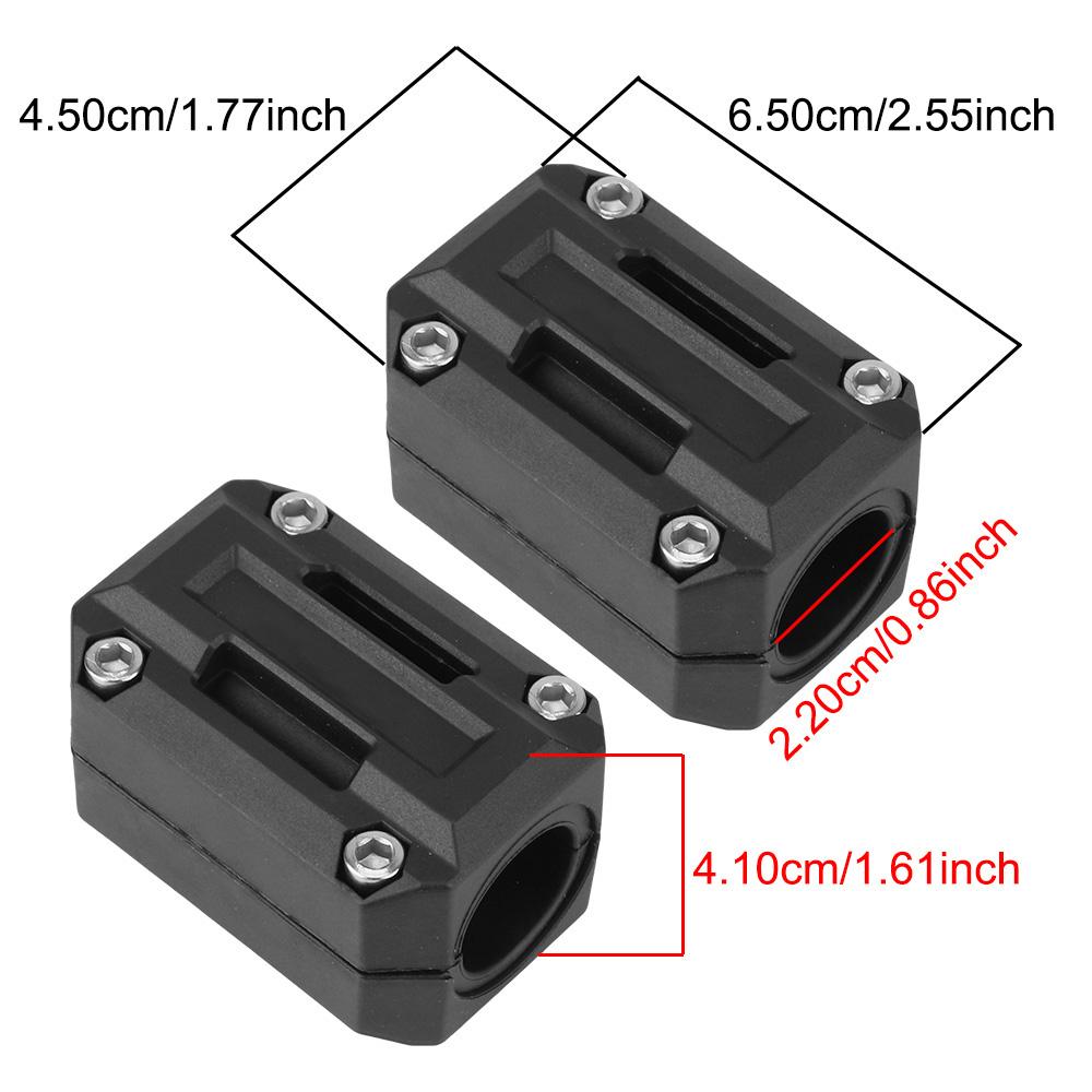 Для Honda подходит для мотоцикла 22/25/28 мм, защита двигателя, защита бампера двигателя, блоки защиты от падения, декоративный блок, аварийная планка