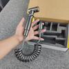 Handheld Bidet Spray Gun Portable High Pressure Bidet Spray Gun Set Bathroom Cleaning Women's Washing Toilet Accessories