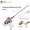 1Pcs RG316 RG178 RF Coax Pigtail N Female Cable to UFL MMCX MCX SMA Welding Connector Adapter U.FL WIFI Antenna Extension Jumper