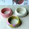 Exaggerated Acrylic Bangle Bohemian Retro  Hand Ring Cute Wide Cuff Bracelets  Decoration