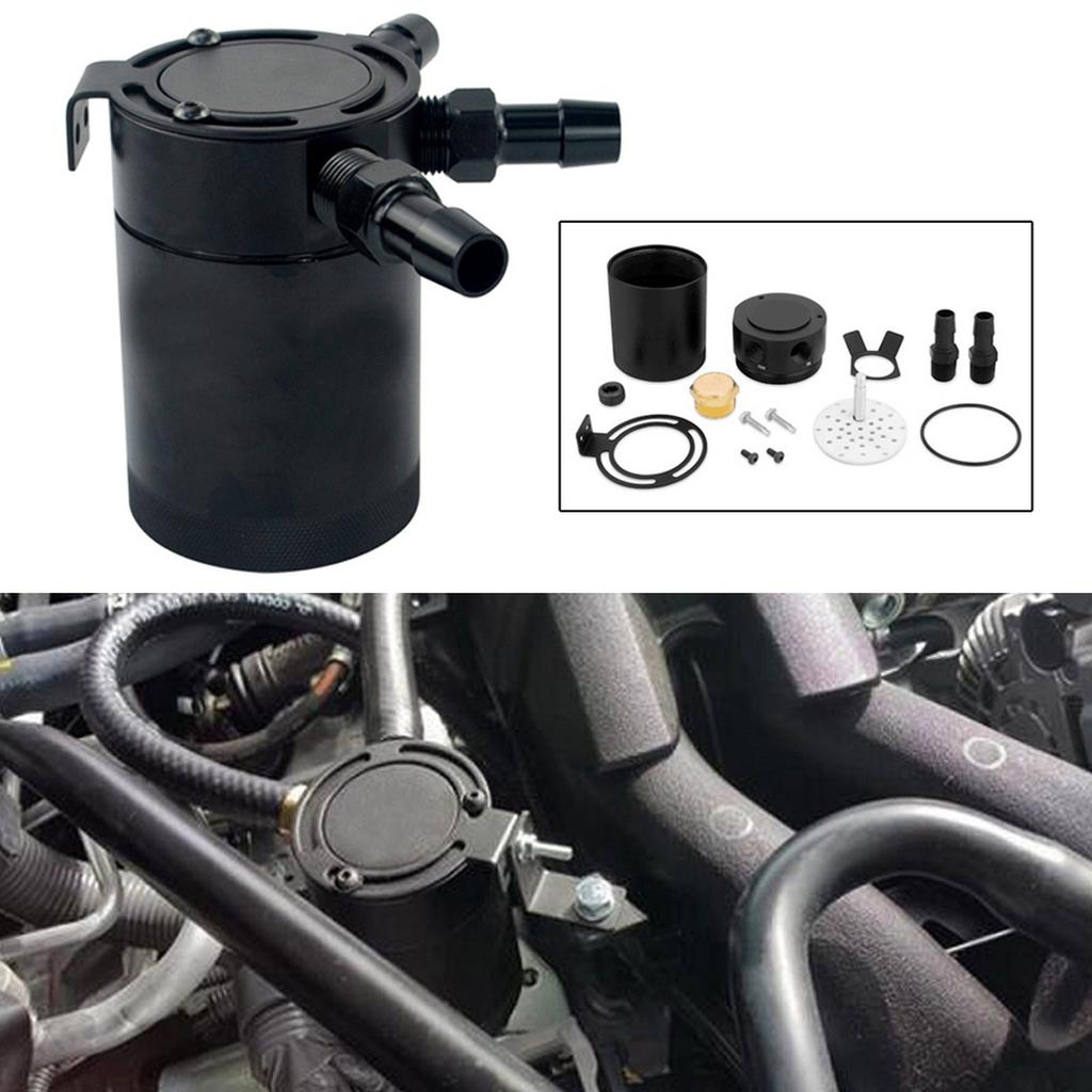 WLR - NEW 3/8" Inlet 2-Port / 3 Port Compact Oil Catch Can Tank 150ML WLR -TK91