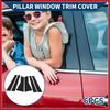 6Pcs  Door Pillar Window Trim  for Acura MDX 2007-2013 Black