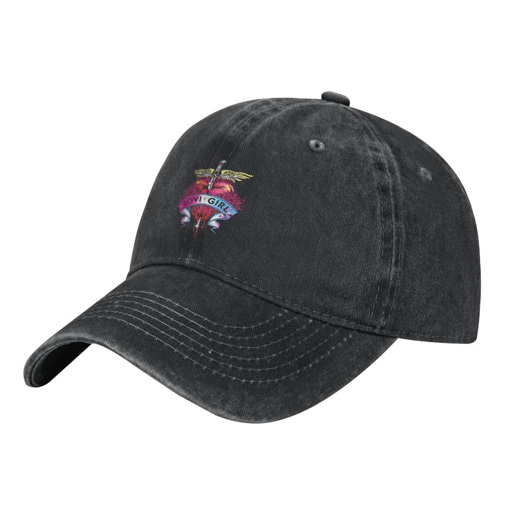 Vintage Bons Jovis Songs Baseball Cap Men Women Distressed Denim Snapback Cap Outdoor Running Golf Adjustable Caps Hat