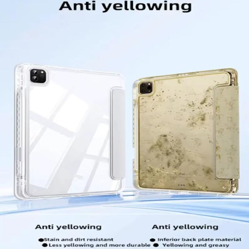 Чехол с держателем для карандаша для IPAD PRO 11 11 дюймов Розовый Защитный чехол Чехол-полная обложка для планшета