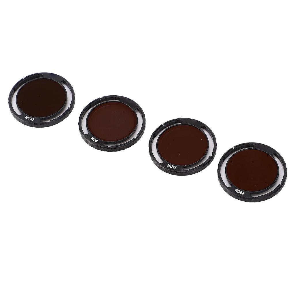 4Pcs Drone ND Filter Set ND8 ND16 ND32 ND64 Knob Installation HD Coated ND Filter Camera Lens for