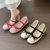 Внутреннее увеличение высоты розовые туфли Мэри Джейн на одинарном ходу женская обувь весна юбка балетки туфли феи
