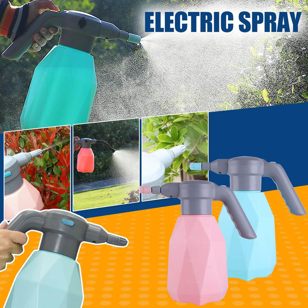 Handheld Spray Bottle Watering Can Flower Plant Electric Cordless Garden Sprayers Plant Sprayer Flower Sprayer 2L
