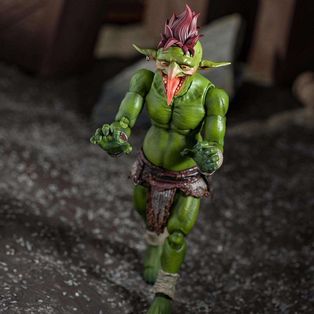 Hopdo Toys Фигурка Гоблина с прической Могавк 1/12 Масштаб Полностью Подвижная Коллекционная Фэнтезийная Существо 14См Игрушка Хобби Подарки