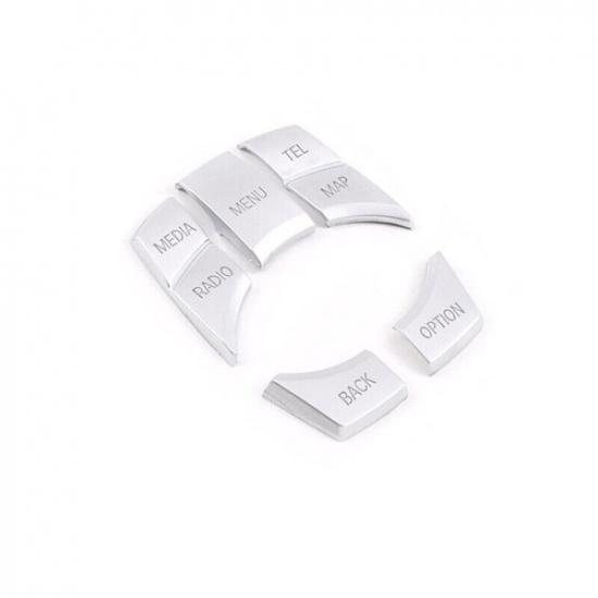 Matte Silver Middle Console Multimedia 11-17 Button Switch Fit For BMW 5 Series