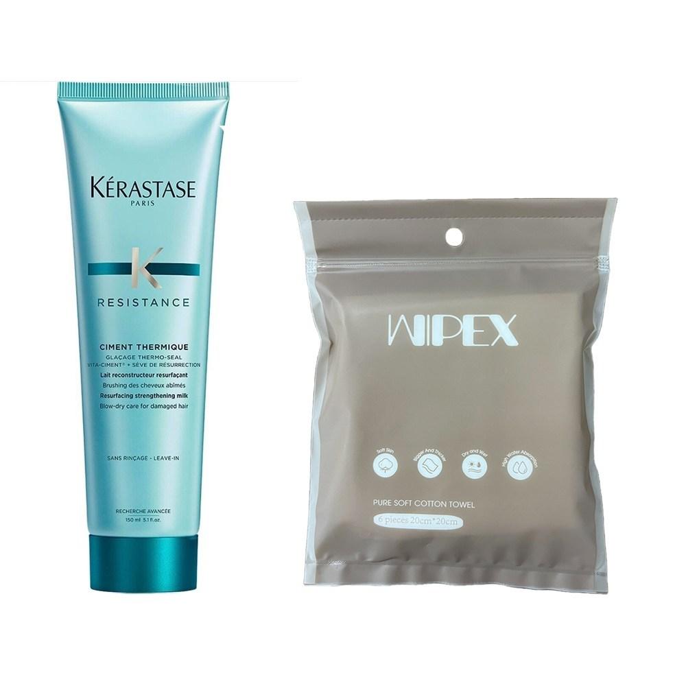 Kerastase Simon Термозащита+Лицевое полотенце, 3 шт., 150 мл