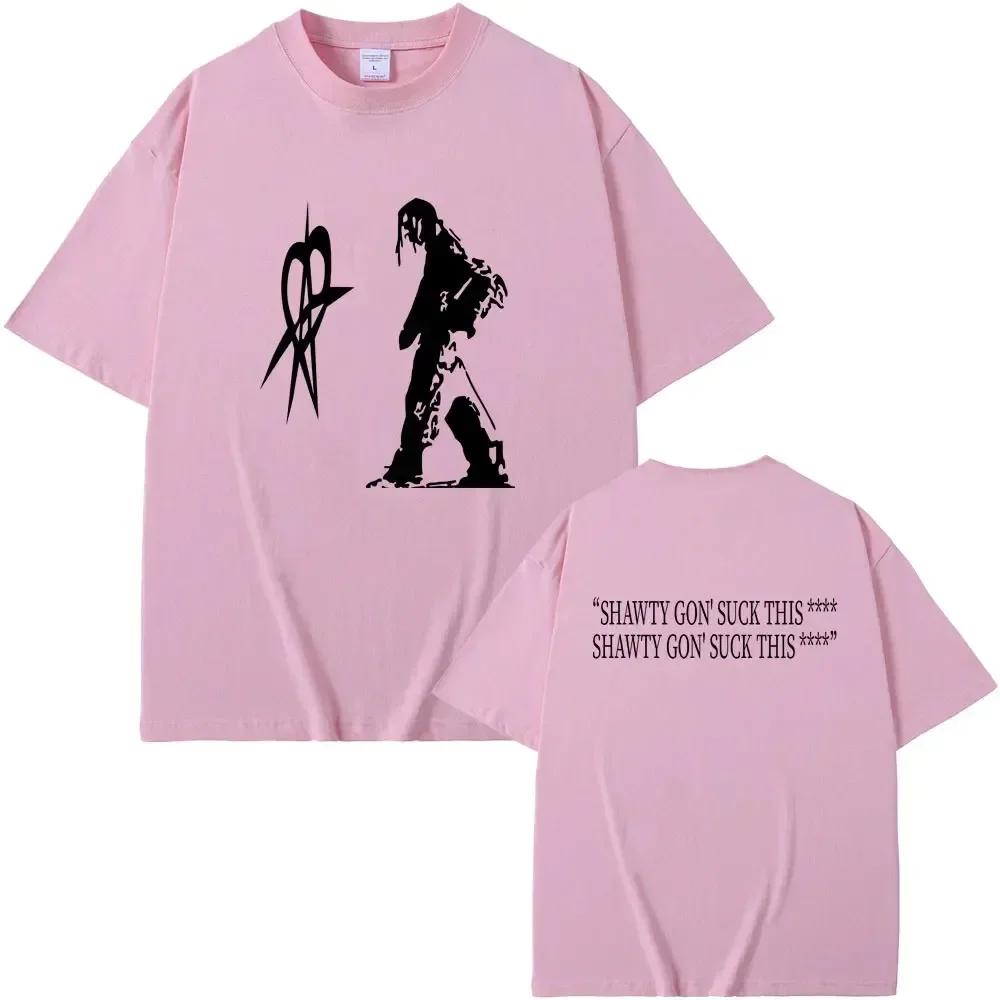 Футболка хип-хоп винтажного рэпера Playboi Carti Opium Destroy Lonely Oversize Футболки Homixide Gang Streetwear Футболка Ken Carson