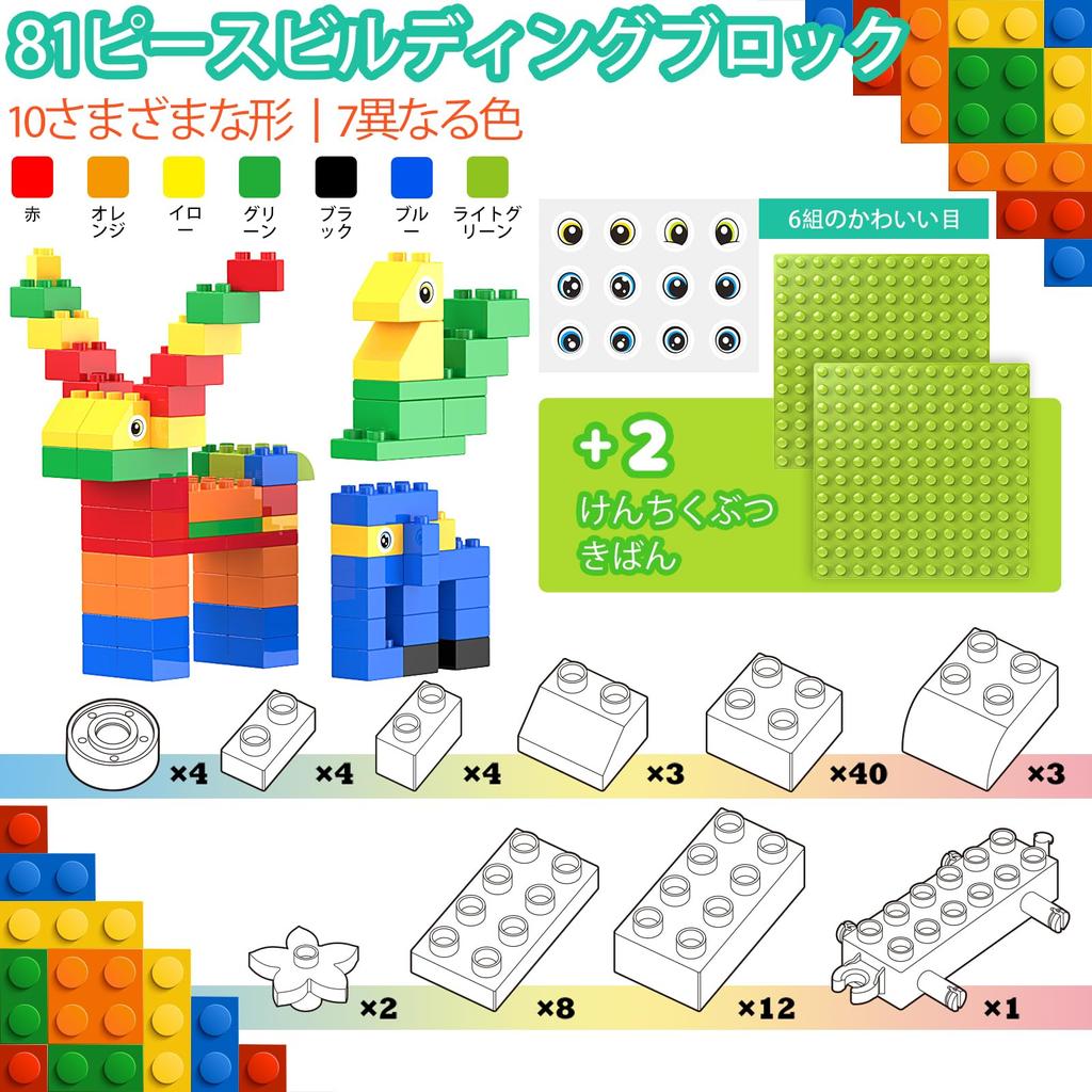 WYSWYG Большой блок Lego Duplo Добавьте Lego Basic Базовый блок Строительные блоки для детей 2 лет и развивающие игрушки Детали 2 Игрушка, Совместимость, Блоки, Блоки, Набор,