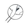 Подставка для вьющихся растений Железная садовая шпалера Двор Крытый Открытый Поддержка для выращивания лозы и овощей Садовые аксессуары
