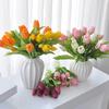 Искусственный цветок тюльпана 12 дюймов, Реалистичный, Длинный стебель, Искусственный цветок тюльпана для Весны, Пасхи