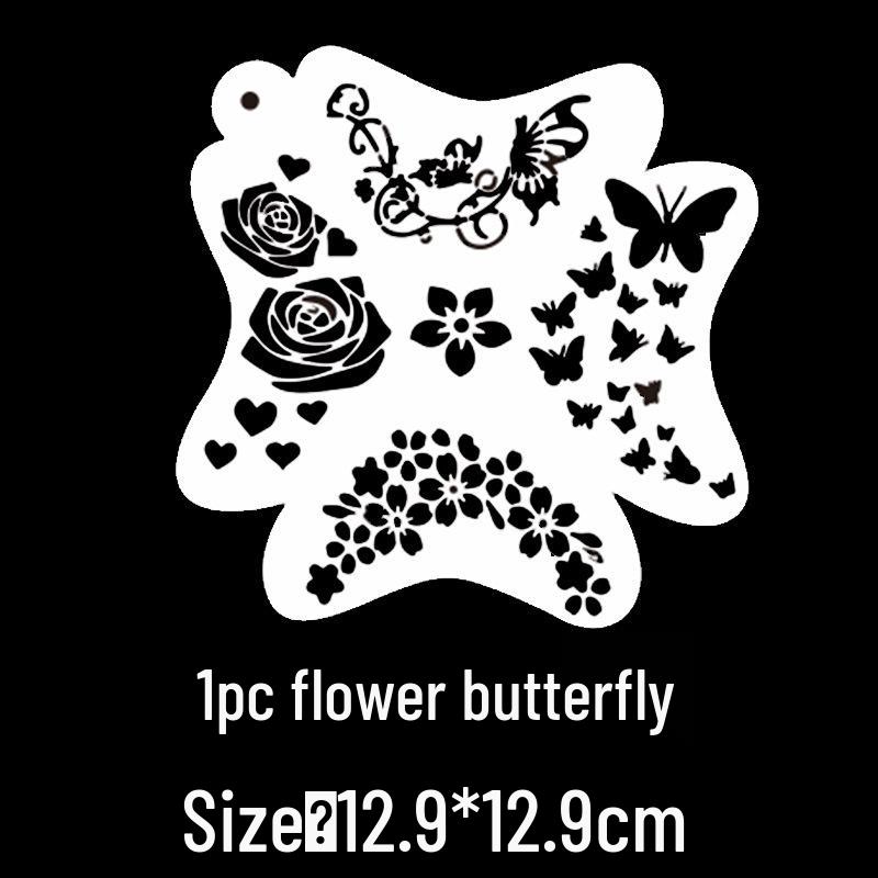 Кружевной трафарет для боди-арта