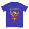 Унисекс Женская Футболка The Mother Ship Led Zeppelin Футболки Харадзюку Летние Футболки Винтажные Топы из Чистого Хлопка Подарок на День Рождения