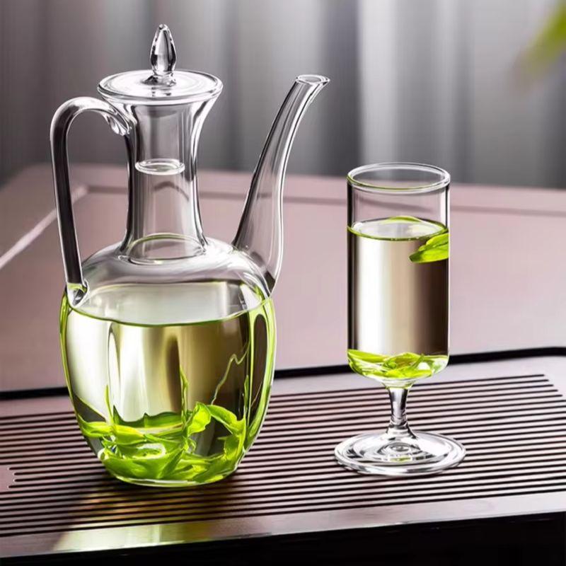 Чайник GIANXI Home с ручкой, имитация дизайна песни, электрическая керамическая духовка, стеклянный чайный сервиз, китайский чайник для кунг-фу пуэр