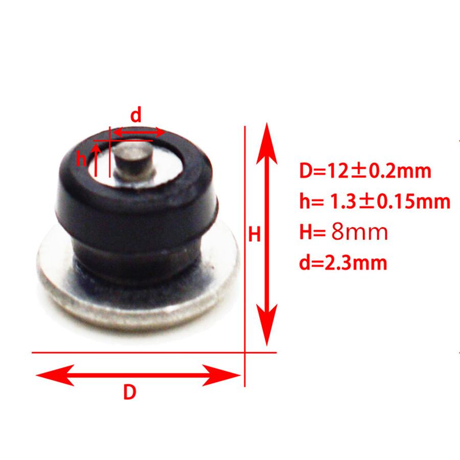 Шипы для автомобильных шин Колеса 12x8 мм Цепи противоскольжения для автомобиля Транспортного средства Грузовика Мотоцикла Зимние Универсальные 100 шт./компл. Алюминий