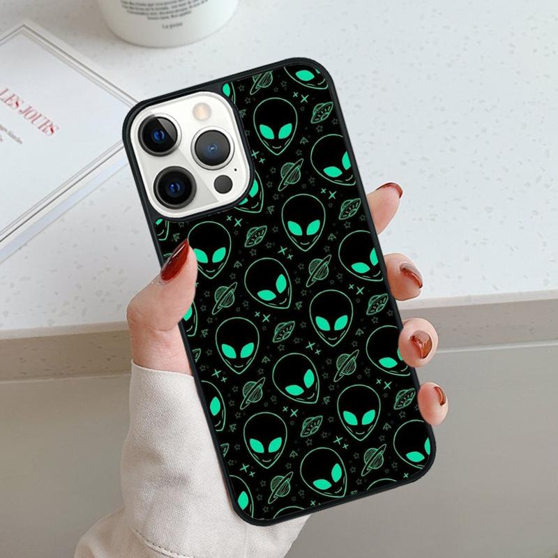Инопланетяне с неба НЛО астронавты милый чехол для телефона для iPhone 17 Air 11 12 13 14 15 16 Pro Max чехол для iPhone 17 Air Max Plus