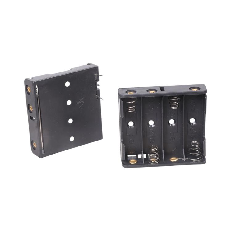 Heavy Duty 2A Battery Holder With Solderable Contacts Plastic Metal Hybrids Construction For Prolonged Use