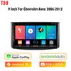 icreative Android для Chevrolet Aveo 2006-2012 автомагнитола 2 din android авто мультимедиа gps трек Carplay 2din стерео