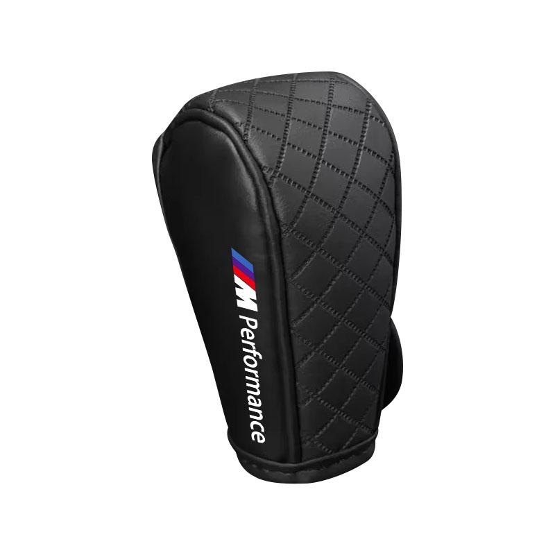 Car Gear Shift Cover PU Leather Shift Lever Cover Gearbox Shifter Knob Protective For BMW E39 E46 E90 E36 E60 E34 E30 F30 X1 X3 X5 X6 X7 E92 E93 E87