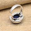 Lapis Lazuli Gemstone Handmade 925 Sterling Silver Ring Jewelry For Christmas