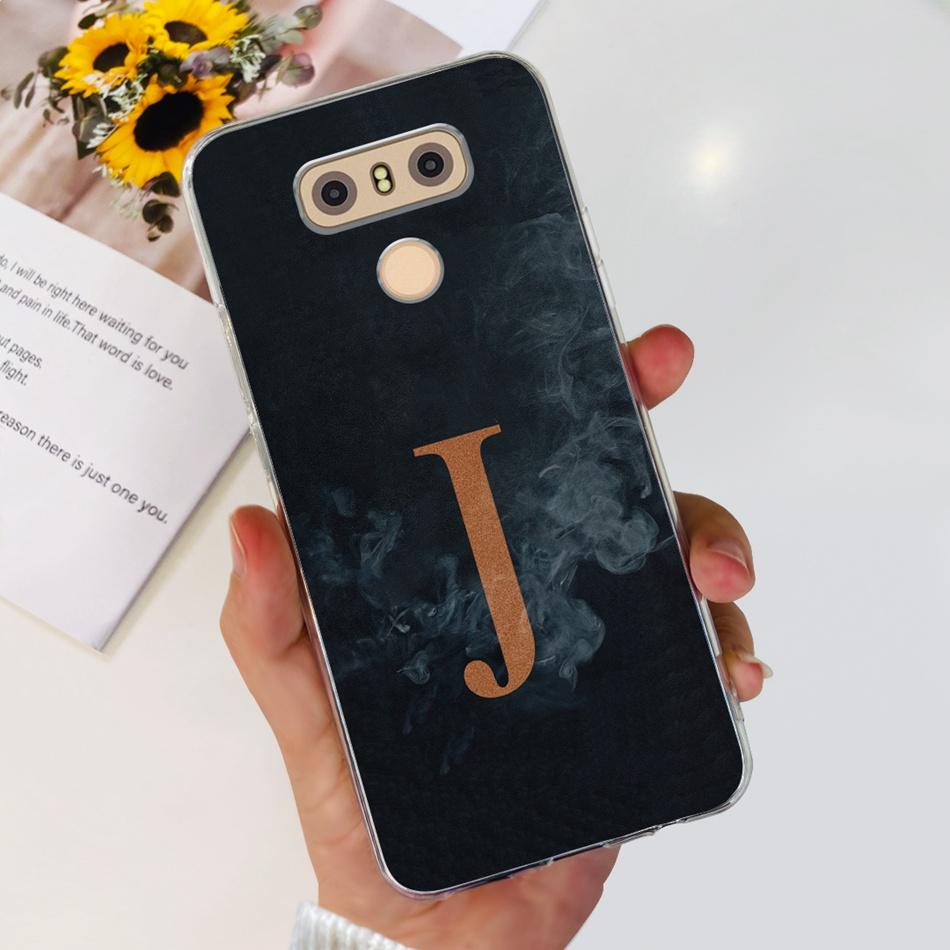 Чехол для телефона LG G6 Plus LG G6+ G 6 G6plus G600L G600K G600S H870 H871 Модный Чехол с Буквами Мягкий Силикон Прозрачный ТПУ Тонкая Задняя Крышка