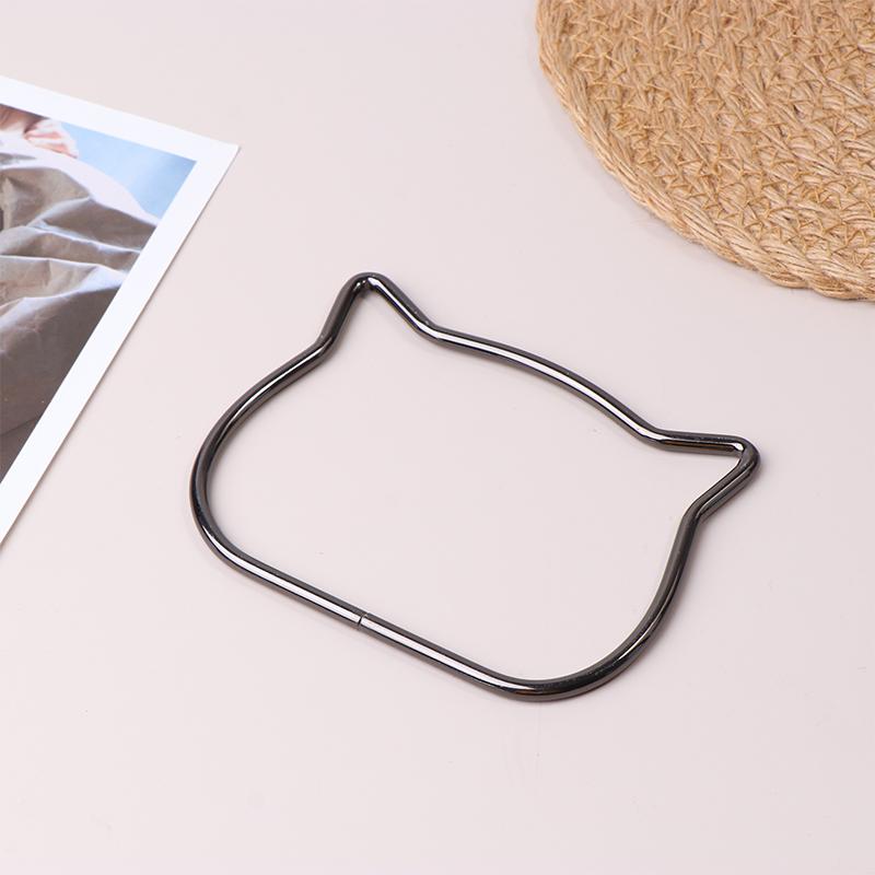 1 шт., аксессуары для фурнитуры с ручкой для сумки, круглая голова медведя, кошачья голова, квадратное кольцо для переноски, портативная замена, сумка для багажа, сделай сам