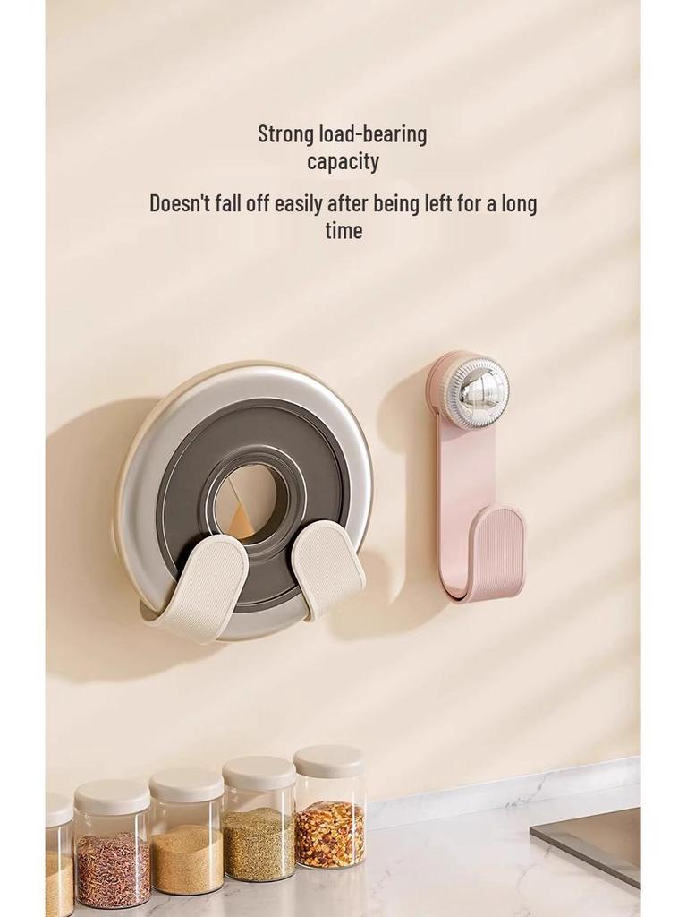 Настенный вращающийся органайзер для крышек кастрюль с присоской, кухонная полка для хранения без сверления для подвешивания и разделочных досок.