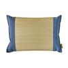 Hagiwara Japanese Igusa Flat Pillow, Blue, Approx. 32 X 22 X 10 Cm [Setonoto Series], Kurashiki Canvas, Solid Color, Summer Coolness