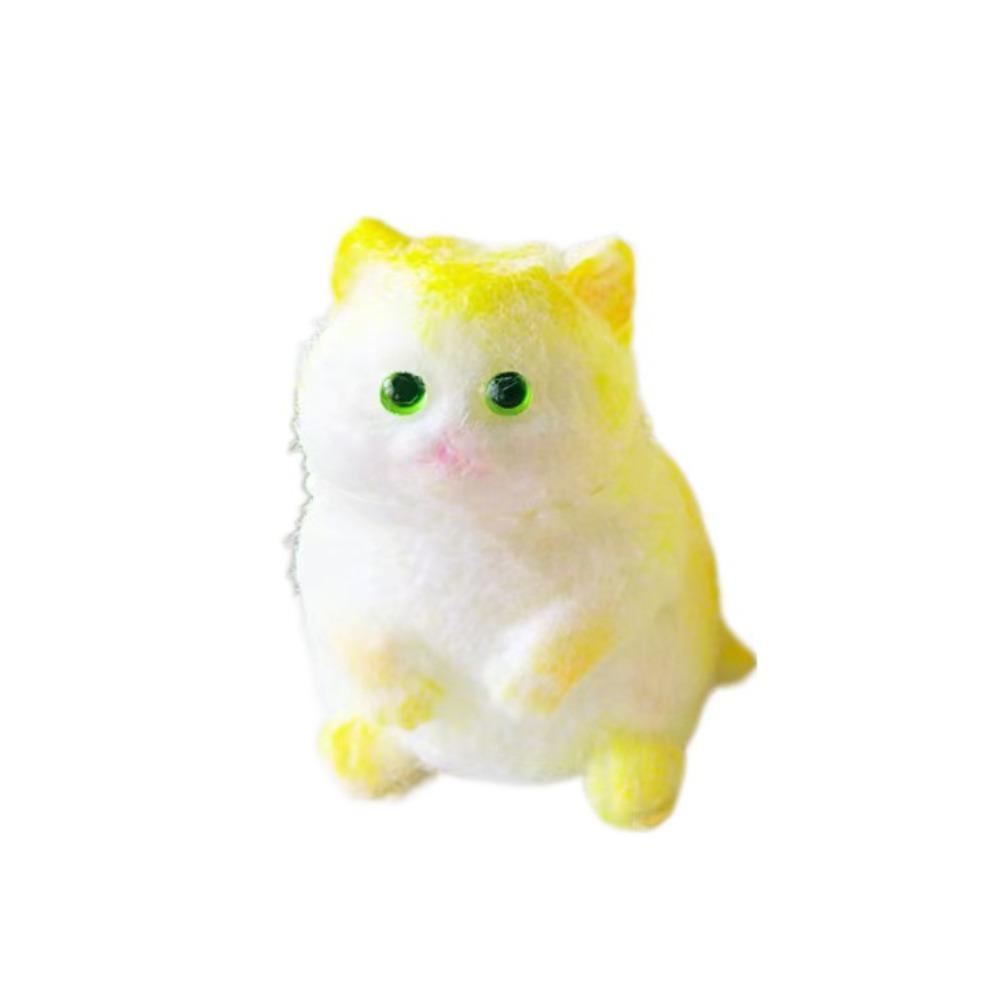 Мультяшная имитация кошки Игрушки-сквиши Медленно восстанавливающаяся кошка Игрушка-непоседа Сенсорные игрушки