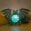 New Halloween Luminous Bat Light Colorful Gradient Plastic Bat Pendant Pendant Ghost Festival Decoration Props Bat