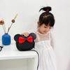 Bear Shoulder Bowknot Bag Childrens Cartoon Animal Shoulder Bag Material Pu