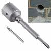 30-68mm Wall Hole Saw with Round Shaft Fast Drilling Hammer Drill Bit Set Concrete Wall Hollow Drill Bit