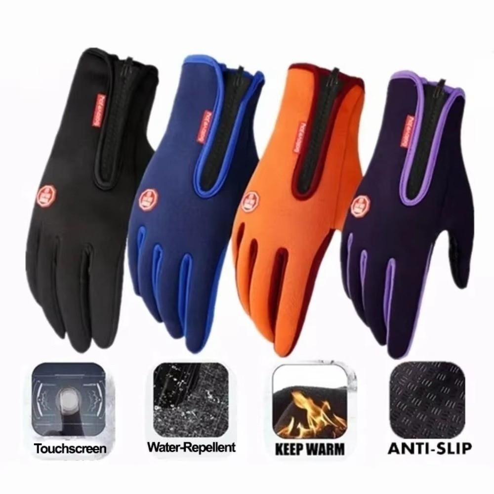 Touchscreen Cycling Gloves Warm Outdoor Sports Gloves Fashion Winter Gloves for Men Women