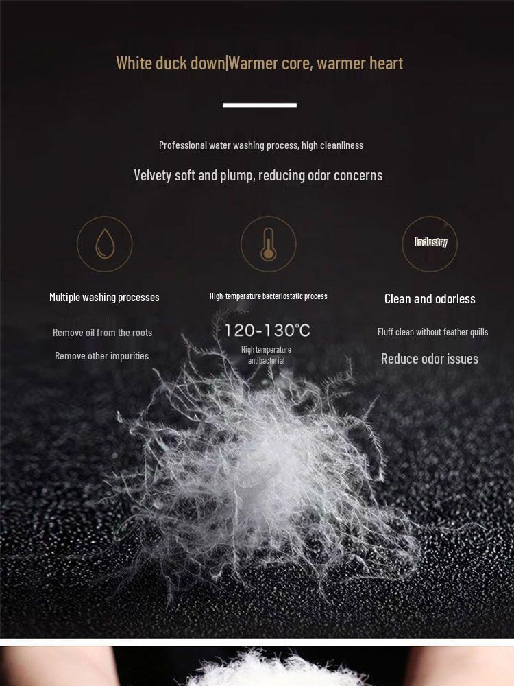 Men's Stylish Thickened Down Jacket - Winter Short Trendy Outerwear