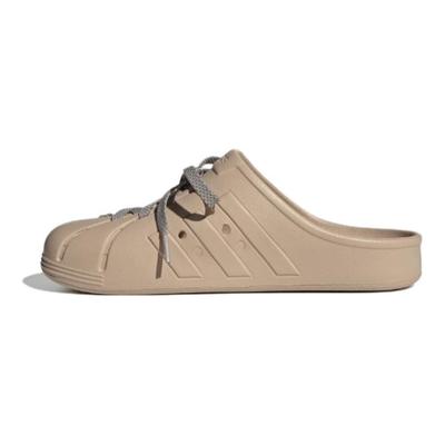 Adilette Clog Модные Удобные Композитная Подошва Бесшумные Нескользящие Шлепанцы с Закрытым Носком Унисекс Обувь Коричневый IH4070