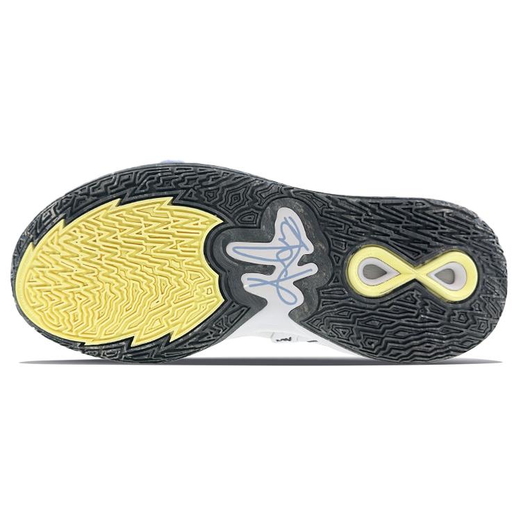 Nike Баскетбольные кроссовки Kyrie 8 Infinity, нескользящие, износостойкие, средней высоты, унисекс, белые с фиолетовым DC9134-102(Команда40-11)