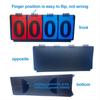 4-Digit Scoreboard Score Keeper Tabletop Counter Score Flipper  Sports Referee