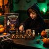 Коллекционный календарь-адвент на Хэллоуин с коровами Хайленд, коробка с обратным отсчетом на 24 дня, настольные украшения с 24 фигурками, жуткий календарь