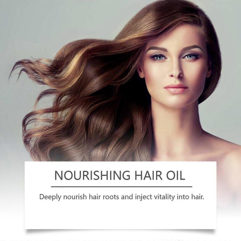 Hoegoa Nourishing Hair Care Essential Oil Nourishing Moisturizing Hair Natural Luster Fluffy Care Soft Essence Oil